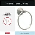 thumbnail image 3 of Delta Greenwich II 3-Piece Bath Hardware Set with 24 in. Towel Bar, Toilet Paper Holder, Towel Ring in Brushed Nickel, 3 of 8