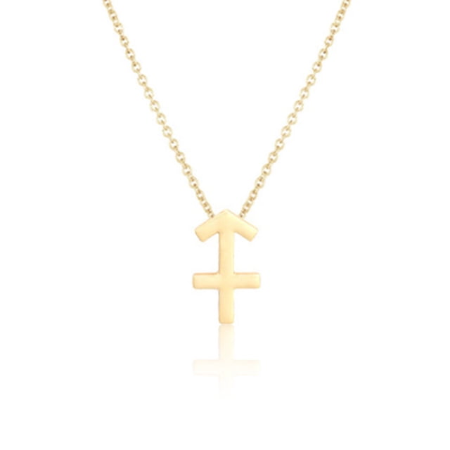 Constellation Theme Friendship Necklace Creative Comfortable Ins Exquisite Durable Rust-proof Lightweight Fashion Accessory Sagittarius gold