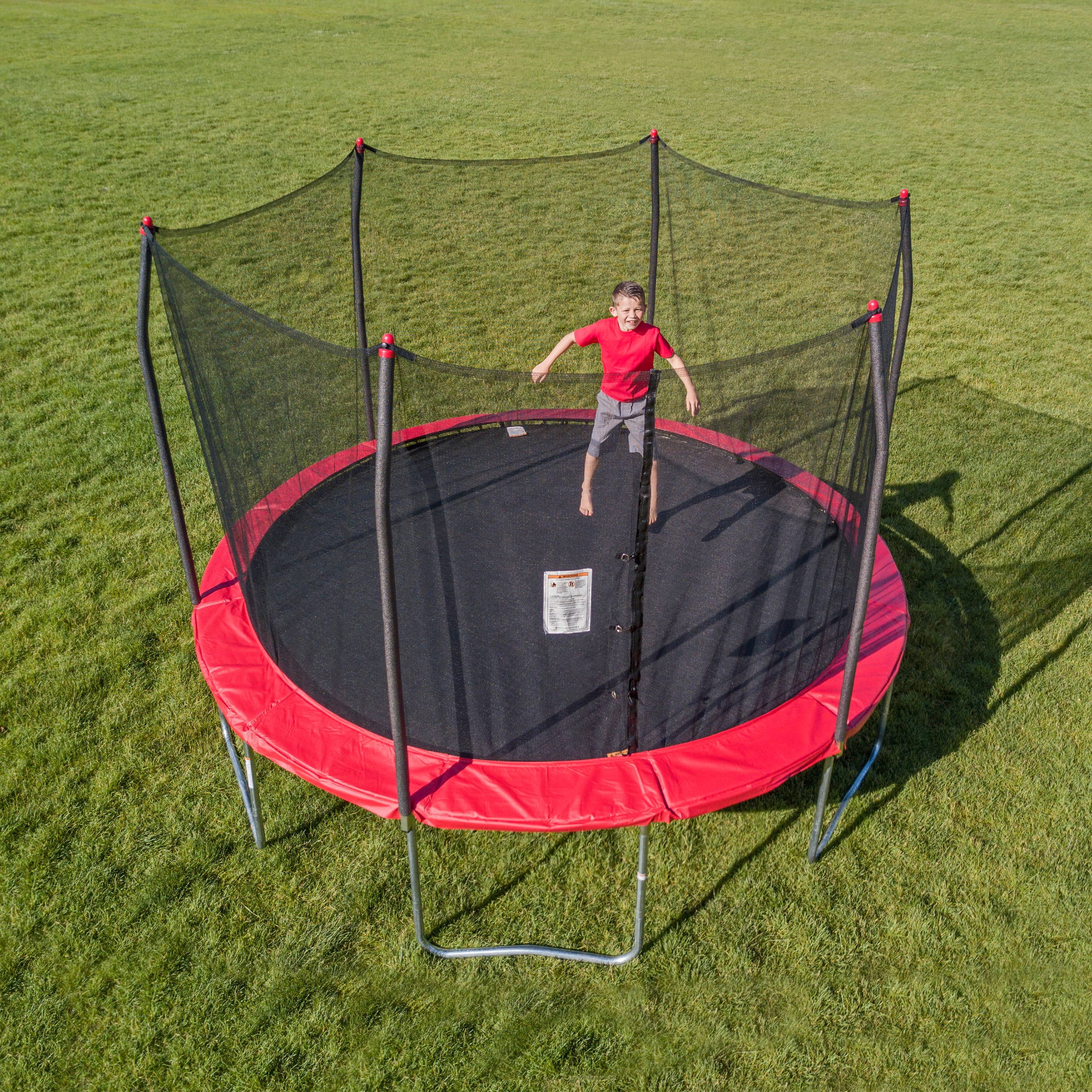 Skywalker Trampolines 12' Trampoline, with Safety Enclosure, Red