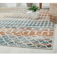 thumbnail image 3 of Rugs America Amelie TA20A Tribal Harvest abstract vintage ivory Area Rug, 2'x4', 3 of 8