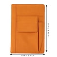thumbnail image 4 of Refillable Lined Leather Journal Notebook, A5 Size Hardcover Journal Notebook for Women Men, Thick Paper Notebooks with Front Pockets and Pen Pocket, Daily Journal for Writing, 4 of 5