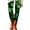 Army Green, variant on Womens St. Patrick's Day Leggings Starry Sky Clover and Floral Leggings Dreamy Festival Luxury Style Pants for Casual Wear Blue S