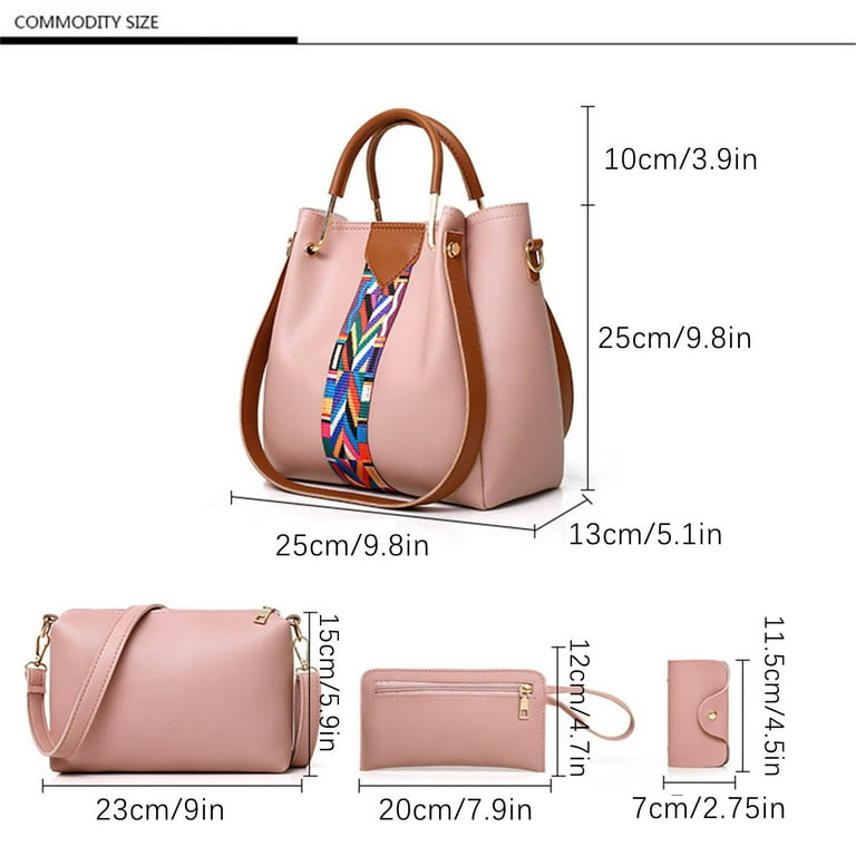 4pcs Woman Bag Set Fashion Female Purse And Handbag Four-piece Shoulder Bag  Tote Messenger Purse Bag Drop Shipping - Shoulder Bags - AliExpress