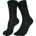 thumbnail image 4 of JIANFANG Merino Wool Walking Toe Socks, Lightweight and Blister-Free Comfort, 3 pack, 4 of 8