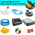 thumbnail image 4 of Fuelles W4W con bomba de pie para piscina inflable, tubo o colchón inflable, 4 of 6