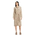 thumbnail image 2 of Time and Tru Women’s Button Front Shirt Dress with Long Sleeves, Sizes XS-XXXL, 2 of 5