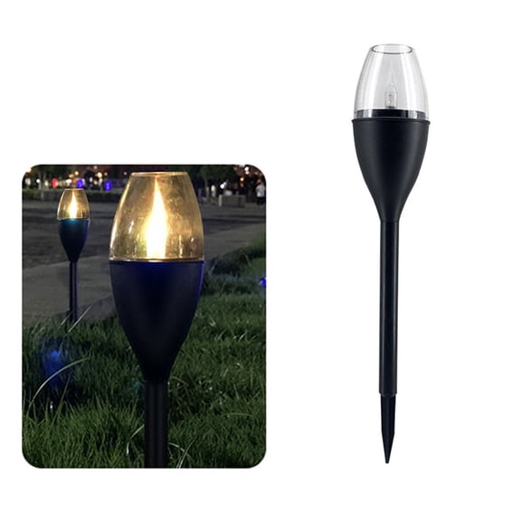 Solar Garden Stake Lights Outdoor LED, Decorative Pathway Ground Lights for Yard Lawn Patio, Landscape Lighting for Garden Walkway Outdoor Decor, 1 Pack