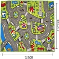 thumbnail image 3 of BESTSKY Large Kids Carpet Playmat Rug 52 x 32 with Non-Slip Backing, City Life Play Mat for Playing with Car Toy, Game Area for Baby Toddler Kid Educational Learn Road Traffic in Bedroom, 3 of 7