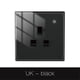 thumbnail image 1 of WiFi Tuya Enchufe de pared inteligente Estado del relé Enchufe de pared ajustable (enchufe del Reino Unido negro) Ndcxsfigh Para estrenar, 1 of 2
