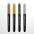 thumbnail image 1 of Marcador Pen+Gear Permanente Colores Metálicos 4 Piezas, 1 of 4