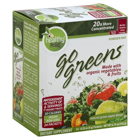 - To Go Brands Go Greens Packets, 24 Ct
