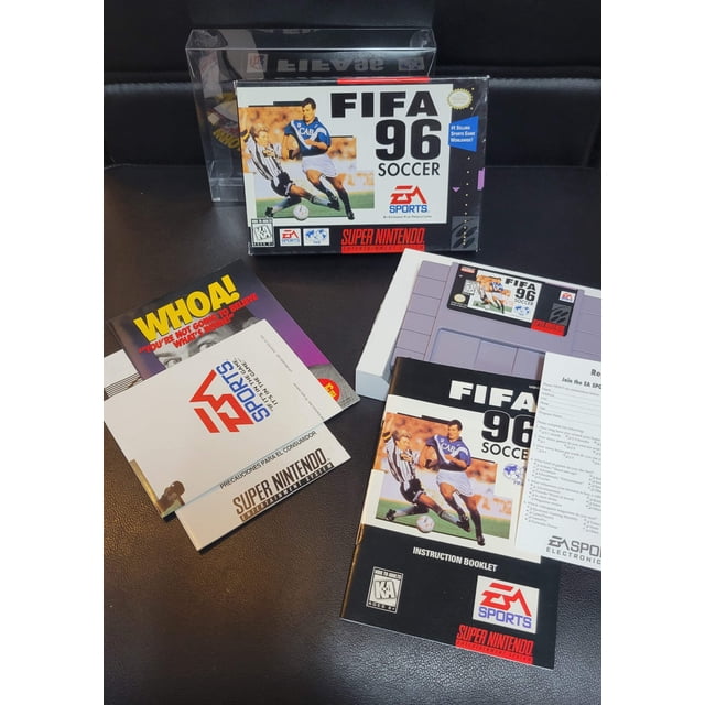 FIFA 96' SOCCER (SNES) - Super Nintendo Ent. 1996 IMMACULATE Condition - (REAL CIB)