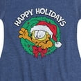 thumbnail image 3 of Garfield - Happy Holidays Wreath - Toddler And Youth Girls Fit And Flare Dress, 3 of 4