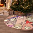 thumbnail image 5 of Sikiie Cute Lamas Nativity Christmas Tree Skirt, Jesus Christian Winter Holiday Tree Mat Decoration(30-48IN)48", 5 of 6