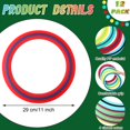 thumbnail image 2 of Juego de lanzar anillos Flying Disc Rings Seenelling, 29 cm, paquete de 12 unidades, 2 of 6