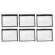 thumbnail image 1 of Zipper Pouch, Multipurpose Water Resistant Organizer Storage PVC Zipper Pouch 6pcs For Travel, 1 of 8