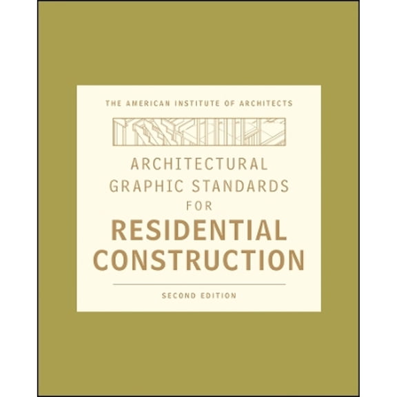 Pre-Owned Architectural Graphic Standards for Residential Construction (Hardcover) 0470395834 9780470395837