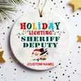 thumbnail image 2 of Sheriff Deputy Christmas Ornaments 2025 for Women Friendship, Appreciation Gifts for Coworkers - Christmas Decorations Ceramic Ornaments DhUZPU (Sheriff Deputy), 2 of 4