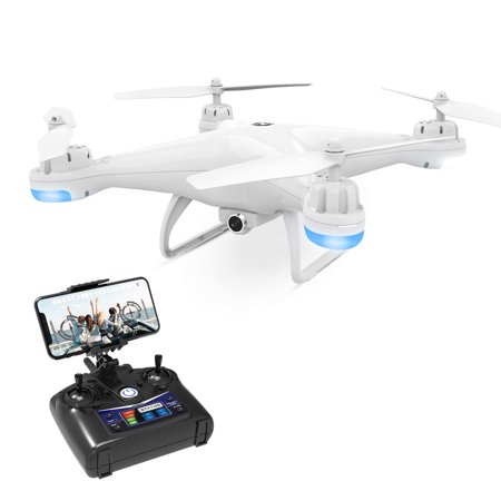 Holy Stone HS110D FPV RC Drone with Camera and Video 120° Wide-Angle WiFi Quadcopter for kids and beginners Altitude Hold Headless Mode 3D Flips RTF with Modular