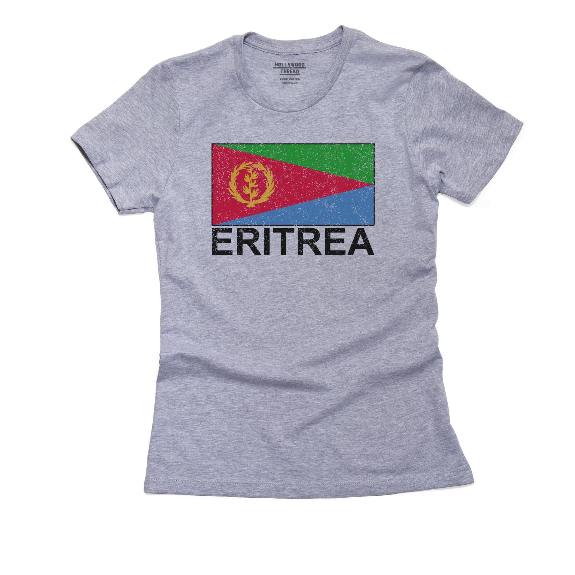 ScudoPro Eritrea Flag Technical T-Shirt For Men & Women - Moisture Wicking Performance Tee