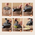 thumbnail image 4 of 9.84‘’ Grape Peeler - Hand Crank Skin Removal Tool, Manual Crank Grape Peeling Tool, Fruit Peeler Machine, Stainless Steel Cutter Cordless Kitchen Tools for Effortless Peeling (Manual), 4 of 8
