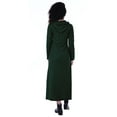thumbnail image 4 of Moomaya Womens Long Sleeve Pullover Hoodie Maxi Dress Pockets Casual Long Dresses, 4 of 7