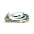 thumbnail image 3 of Ryvnso Placemats Set of 4 Eagle Watercolor View Dining Mats Heat-Resistant Non-Slip Washable Table Mat, 3 of 8