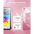 thumbnail image 4 of 360° Rotating Glitter Case Clear Back & Pencil Holder for iPad 11"/10.9", 4 of 8