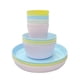 thumbnail image 1 of 12 Pieces Plastic Kitchenware Set Dinnerware Unbreakable Bowls Plates Cups Set, 1 of 5