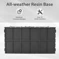 thumbnail image 7 of Miekor Furniture 100 Gallon Outdoor Storage Deck Box Waterproof, Large Patio Storage Bin for Outside Cushions, Throw Pillows, Garden Tools, Lockable (Dark Gray) No.0917, 7 of 7