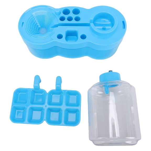 Art Brush Cleaning System Cleaning Paint Brush Cleaner Tool with Large Water Tanks for Acrylic Watercolor Artists Art Studio School Home