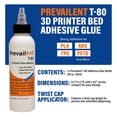 thumbnail image 2 of Pegamento adhesivo para cama de impresora 3D Prevailent T-80 para PLA, ABS, TPU, 2 of 6