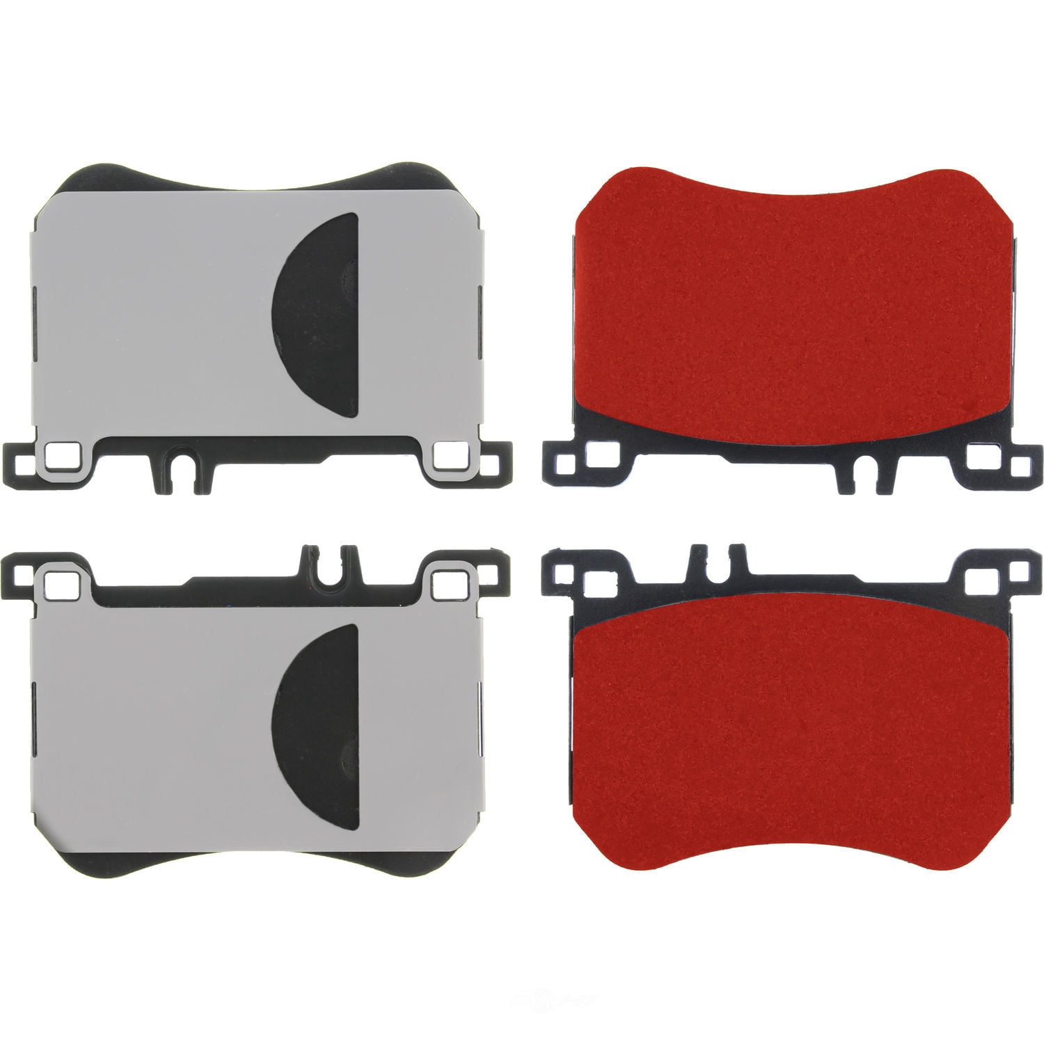Centric Parts 500.16700 PQ PRO Disc Brake Pads with Hardware, multi-layer mechanically-attached