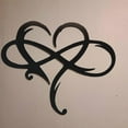 thumbnail image 5 of Fasiaou Metal lOVE Wall Decor Olive Art Wrought Iron Scroll Sculptures for above Door, Living Room, Bathroom, Hallway, Office, Indoor and Outdoor Decoration (Black), 5 of 7