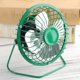 thumbnail image 2 of Mini ventilador de mesa USB de 4 pulgadas, portátil, de alta velocidad, para dormitorio, oficina (verde), 2 of 5