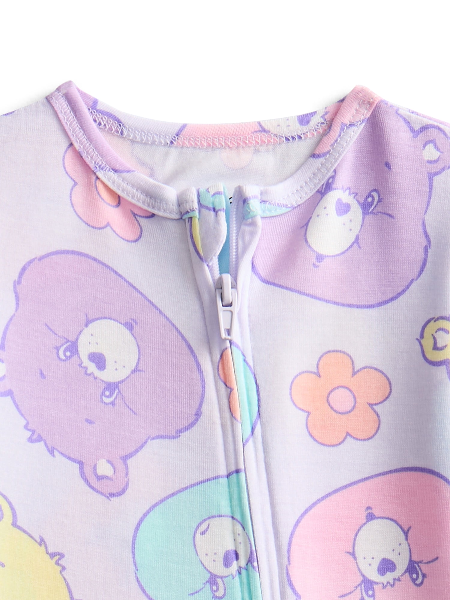 Character Baby Boys or Girls Cozy and Comfortable Viscose Two-Way Zip Footed Sleep 'N Play One-Piece Pajamas, Sizes 0M–6/9M