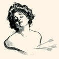 thumbnail image 2 of Gibson, Charles Dana 26x26 Gold Ornate Wood Framed with Double Matting Museum Art Print Titled - Pierced in the Heart, 2 of 4