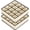 Beige, variant on Drawer Organizer 2 Packs, 24 Cell Collapsible Closet Cabinet Storage Boxes for Underwear, Socks, Bra, Handkerchiefs, Ties, Belts