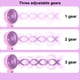 thumbnail image 4 of Ventilador portátil recargable con luz LED y funcionamiento silencioso para refrescarte en casa, la escuela o al aire libre. Incluye cable de carga y cordón. Aestivo | Morado | AESTIVO, 4 of 6
