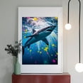 thumbnail image 2 of Diamond Art Kit for Adults, Shark Splash Art Ocean Splatters Diamond Painting for Adults Beginners, 5D DIY Diamond Art Painting Kits, Colorful Diamond Painting Craft for Home Decor 12x16, 2 of 7