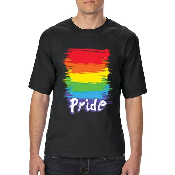 NIB - Big Men's T-Shirt - Rainbow Pride