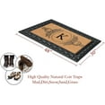 thumbnail image 5 of A1HC Rubber and Coir Doormat 30" x 48", Standard Double / Single Front Door Mat for Outdoor Entrance, Personalized Monogrammed Non-Slip Entrymat, 5 of 9