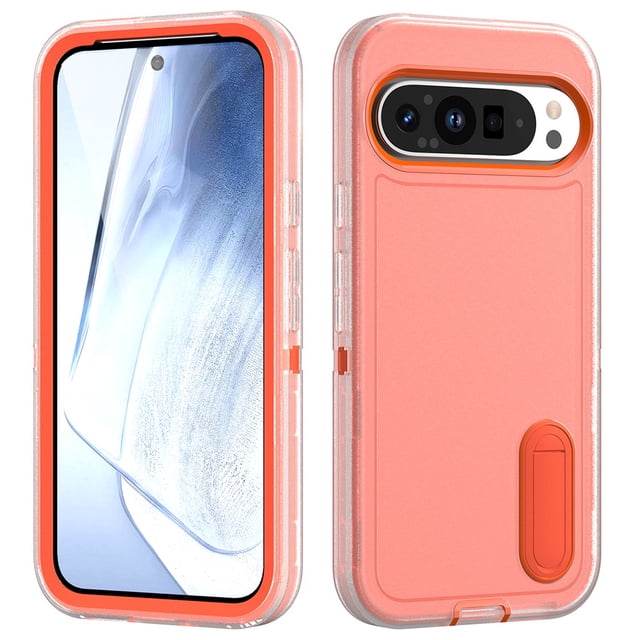 for Google Pixel 9 Pro XL Case, Google Pixel 9 Pro XL Phone Case with Built in Kickstand, Shockproof/Dustproof/Drop Proof Heavy Duty Military-Grade Rugged Protective Cover for Google Pixel 9 Pro XL