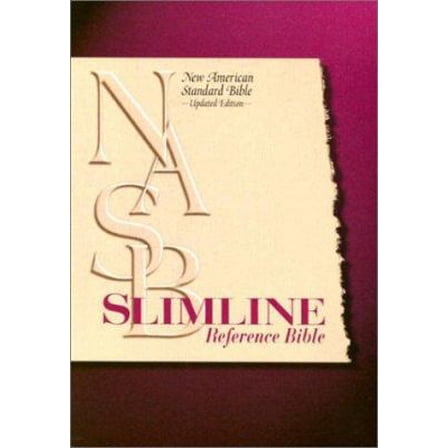 Pre-Owned Slimline Reference Bible: New American Standard Update / Black Bonded Leather (Hardcover) 0529109573 9780529109576