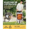 thumbnail image 6 of 200,000/BTU Stainless Steel Single Burner Propane Stove,Heavy Duty Outdoor Propane Burner Gas Stove Cooker,High-Pressure Outdoor Burner for Cooking for Turkey Fryer,Crawfish Boil,Home Brewing, 6 of 7