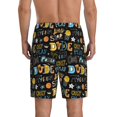 thumbnail image 3 of Kdxio Basketball Print Mens Sleep Shorts Bottoms Soft Comfy Pajama Wear Pants with Drawstring Pockets, 3 of 7