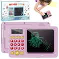 thumbnail image 2 of Math Games Toy with LCD Writing Tablet 2 in 1 Early Learning Math Arithmetic Exercise Toy USB Charging Addition Subtraction Multiplication and Division Oral Learning Toy Montessori Toy, 2 of 10