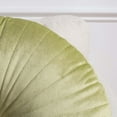 thumbnail image 3 of SAFAVIEH Vallory Solid Pillow, 16" x 16" Round, Leaf Green, 3 of 5