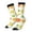 2 Black-1, variant on Colorful Lemons Print Adult Socks for Men & Women,Calf Socks, Ankle Socks,Boots Socks,Breathable Casual Sock,Unisex Crew Socks