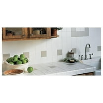 4x4 Daltile Semi-Gloss Collection 0100 White Wall Tile Full Box (12.5SF)